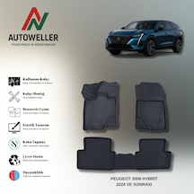 Peugeot 3008 2024 Sonrası Uyumlu Havuzlu Oto Paspas Benzin&hybrid