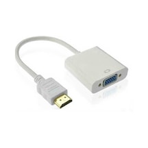 Hdmi To Vga Kablosu Çevirici Dönüştürücü Adaptör Monitör 4547P