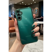 Samsung Galaxy S24 Fe Uyumlu 3d Kamera Korumalı Şeffaf Tasarım Bumper Kılıf
