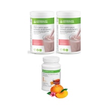 Herbalife 2 Adet Ahududu Beyaz Çikolatalı Shake - 1 Adet 50 Gr Şeftali Aromalı Çay
