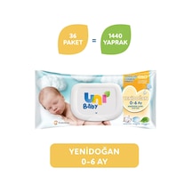 Uni Baby Yenidoğan Islak Havlu Mendil 36'Lı 1440 Yaprak