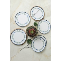 Keramika Daphne Nordic Servis Tabağı 28 Cm 6 Adet 22921 Çok Renkli