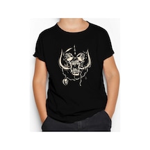 Zepplin Giyim Motörhead Logo Siyah Çocuk Tişört Siyah