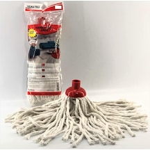 2 Adet İpli Mop Normal Boy İpli Paspas Elmas Fırça %100 Pamuk Mop. Başlığı Tüm Zeminlere Uygundur 2 Adet