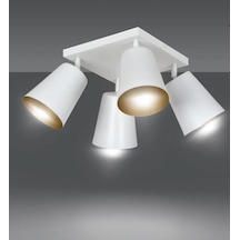 Mylights Kare Metal Hareketli Başlık Moder Spor Avize Siyah