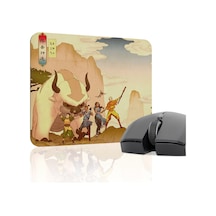 Avatar Son Hava Bükücü Dikişli Kauçuk Oyuncu Mousepad V3 - 22x18 Gaming Mouse Pad