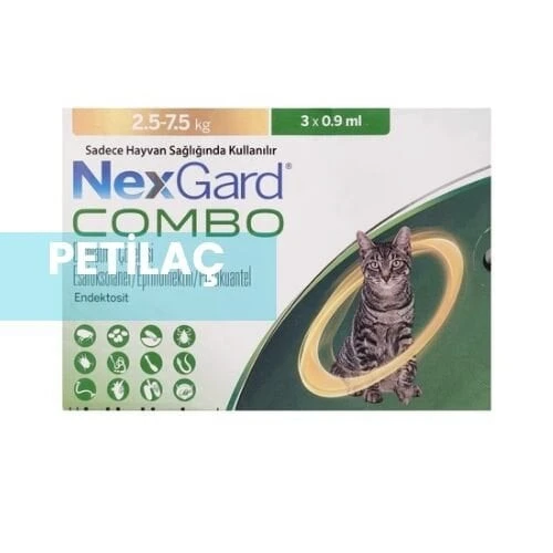 Nexgard Comboo 2.5-7.5 Kg Kedi Skt:01.2027