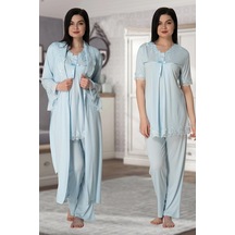 Angbutik Effortt 5034 Sabahlıklı Lohusa Pijama Takımı
