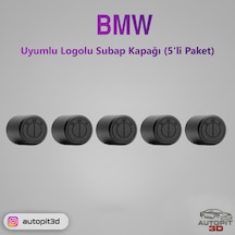 Bmw Logolu Subap Kapağı 5'li Paket