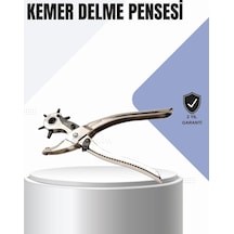 Kemer Delme Pensesi Çok Amaçlı 6 Farklı Delik Boyu Ayarlı Deri Delme Aleti Diğer