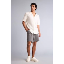 Defacto Relax Fıt Bermuda G4947ax26smgr206 Gri-gr206