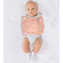Sevi Bebe 504.194 Bebe Kundak Kemer 0-3 Ay Neşeli Kuş Desen Somon