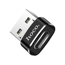 Hoco Ua6 Erkek Usb To Dişi Type-c Dönüştürücü Çevirici Adaptör- 5775 Siyah