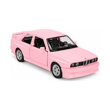 Rmz City Pembe Serisi Bmw M3 1:32 Die-cast Çek Bırak Model Araba Pembe