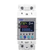 Wifi Akıllı Elektrik Sayacı, Kaçak Akım Koruma Rölesi, 63a, Lcd Ekranlı-tompd-63sw
