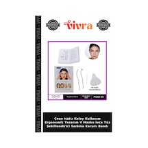Çene Hattı Kolay Kullanım Ergonomik Tasarım V Maske İnce Yüz Şekillendirici Sarkma Karşıtı Bandı