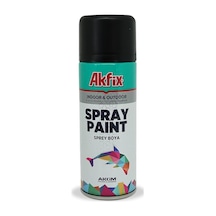 Akfix Akrilik Sprey Boya 400 ML Mat Siyah
