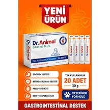 Dr. Animal Gastro Plus Kedi Köpek Sindirim Sistemi Destekleyici Ve Mide Yatıştırıcı 20 Pipet