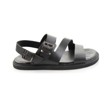 Siyah Hakiki Deri Erkek Sandalet E05557269003