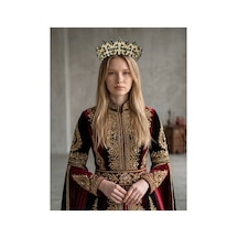 Golden Night Crown-gelin,kına,nişan,söz,after,bride,party Taç Siyah - 889679471 Siyah