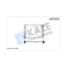 Kale 0518591ab Motor Su Radyatörü Captur I 12 Clıo Iv 12 Dokker 12 Symbol Iıı 14 Sandero Iı 12 0.9 Tce 1.2 Tce 1.5 Dcı 1.6 506x414x18 214107326r-214100055r