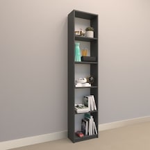 Rafkestir Asya Suntalam Kitaplık ( 40 X 180 Cm ) Antrasit ( Mat )