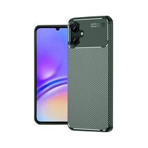 Newface Samsung Galaxy A06 Kılıf Auto Focus Karbon Kapak - Koyu Yeşil