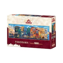 Renkli Kasaba 1000 Parça Panorama Puzzle 5350