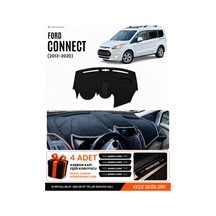 Ford Tourneo Connect 2013-2020 Uyumlu Torpido Örtüsü, Torpido Kılıfı - Siyah Gri