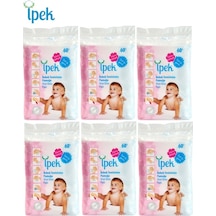 İpek Maxi 60'lı 6 Paket Bebek Temizleme  Pamuğu