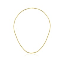 14 Ayar Altın Burgu Halat Zincir 4 Mm Znc23798
