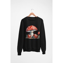 Magors Stıl-x Baskılı Kız Çocuk Sweatshırt Siyah-3