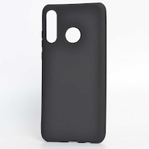 Ekılıf - Huawei P30 Lite Uyumlu Kılıf Mat Soft Premier Silikon Kapak - Siyah