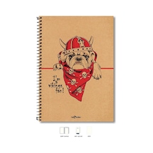 Le Color A4 Defter Düz 200 Syf Köpek Eco Genel