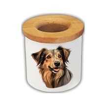 Köpek Baskılı Kalemlik Kalem Kutusu Beyaz