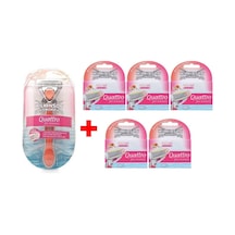 Wilkinson Sword Quattro Kadın Tıraş Bıçağı ve 5 Adet Yedek Başlık