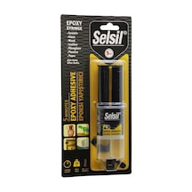 Selsil Epoxy Syrınge Adhesive Şırınga Epoksi Yapıştırıcı 28gr. Alüminyum - Cam - Porselen - Seramik - Ahşap - Metal 5705