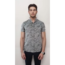 Coonless Erkek Polo Yakalı Siyah Tshirt Siyah