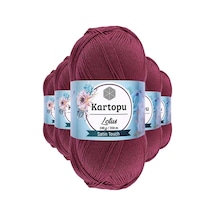 5 Adet Lotus Bikini Büstiyer Bluz Örgü İpi  K756 Begonvil