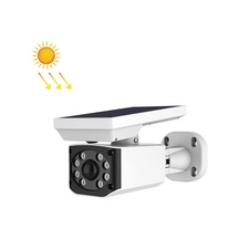 Sones Led Simülasyon Güvenlik Kamerası Güneş Enerjili Lamba Ip65 Su Geçirmez Hırsızlığa Karşı İnsan Vücudu İndüksiyonlu Avlu Spot Işığı Beyaz
