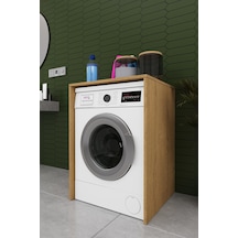 Lüks Çamaşır Makinesi Dolabı %100 Mdf Çamaşır Kurutma Banyo Dolabı Bd07 Karına