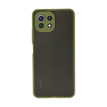Mi 11 Lite Kılıf Montreal Silikon Kapak - Açık Yeşil Bz8683140209193