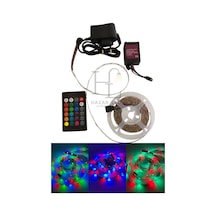 12 Volt 5 Metre 3528 Tek Çipli Rgb İç Mekan Ip20 Şerit Led Set