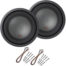 Alpine R-w12d4 Araç Ses Sistemi Type R Serisi Çift 4 Ohm 2250w Tepe Gücü 12" Subwoofer Ve Ha-swkd Çift Subwoofer Subwoofer Kutusu Montaj Kiti