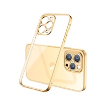 Apple Uyumlu iPhone 13 Pro Max Renkli Kenar Seffaf Kilif Kamera Korumali Sili 211492162