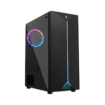 Frisby FC-8960G 400W 1XRGB Mid Tower Oyuncu Bilgisayar Kasası Siyah