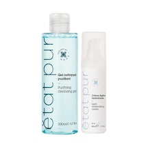 Etat Pur Purifying Cleansing Gel 200 ML + Etat Pur Light Moisturizing Cream 40 ML