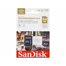 SanDisk Max Endurance 64GB MicroSDXC Hafıza Kartı 4K Full HD