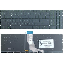 HP Uyumlu 255 G6 (4QW03EA), 250 G6 (3QM27EA) Klavye Işıklı (Yeşil)