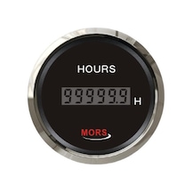 Mors Dijital Motor Zaman Saati 12-24 Volt Siyah